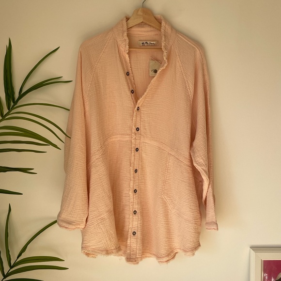 NEW Free People We The Free Summer Daydream Buttondown - Picture 7 of 15